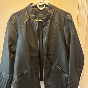 Used Size 1 Torrid Pleather Moto Jacket
